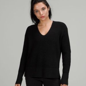 Merino Wool V-Neck Sweater